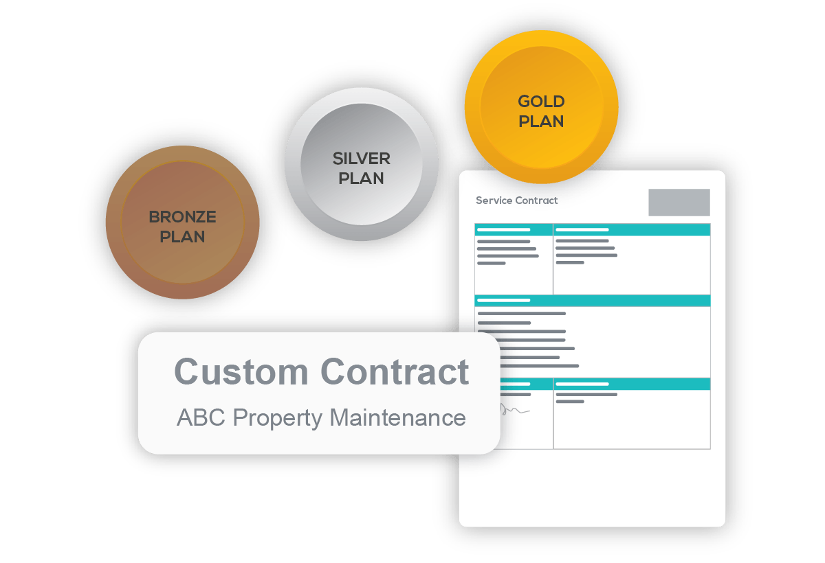 Manage service contract plans