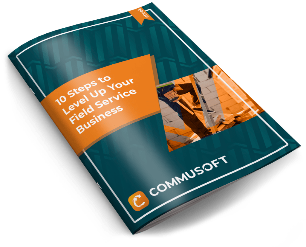 10 steps to level up your field service business ebook cover