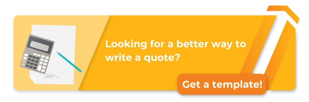 Free quote template