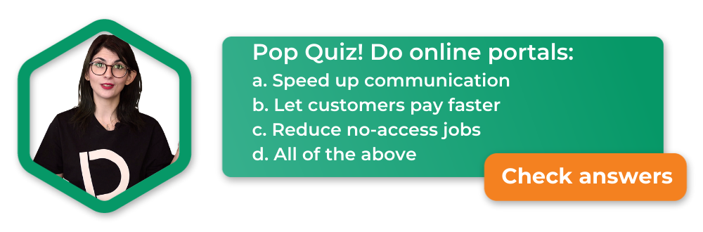 Pop quiz! Online portals edition