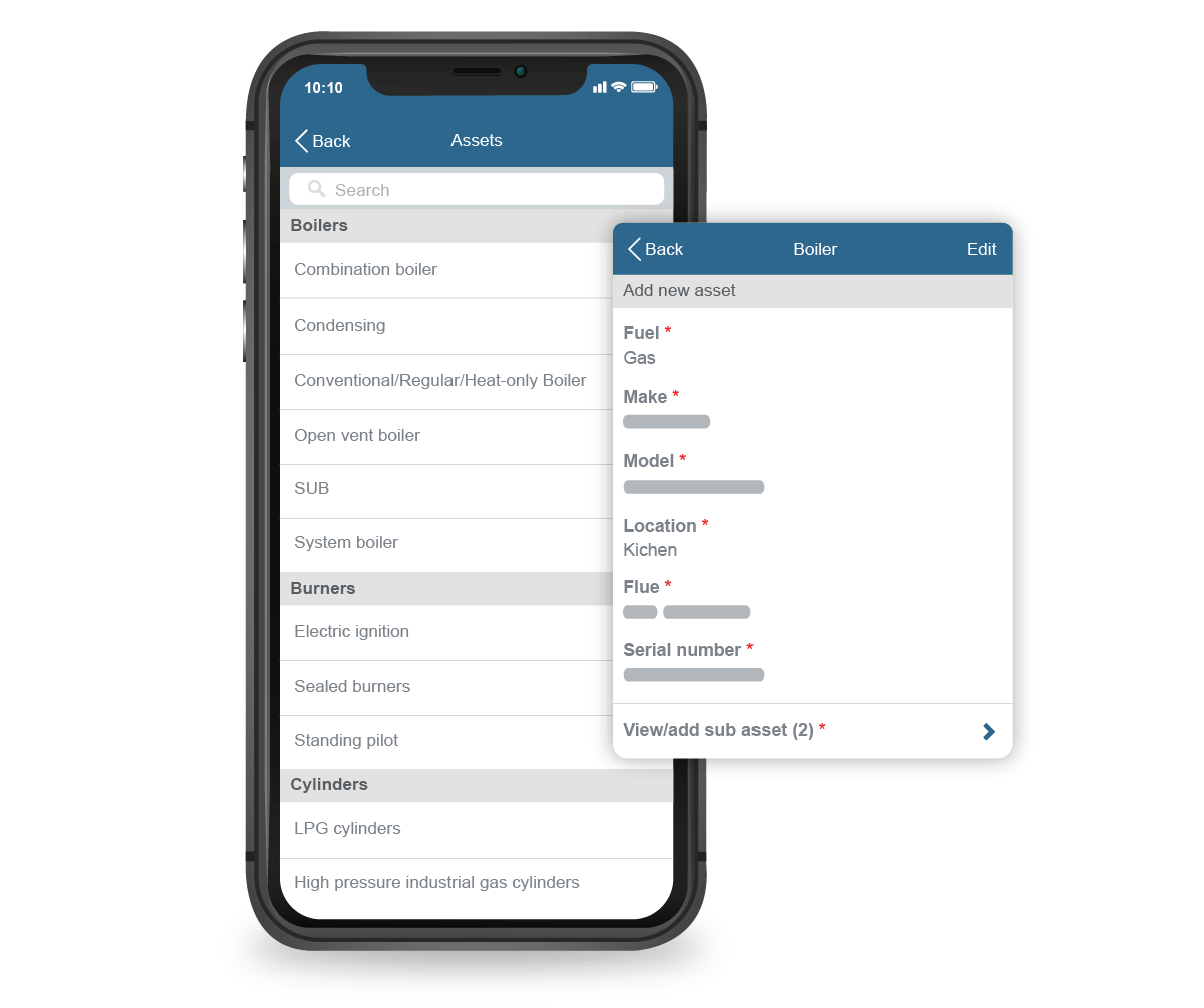 Asset management on mobile for iOS and Android