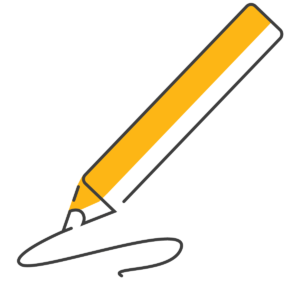 pencil writing icon
