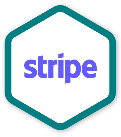 Stripe white logo transparent PNG - StickPNG