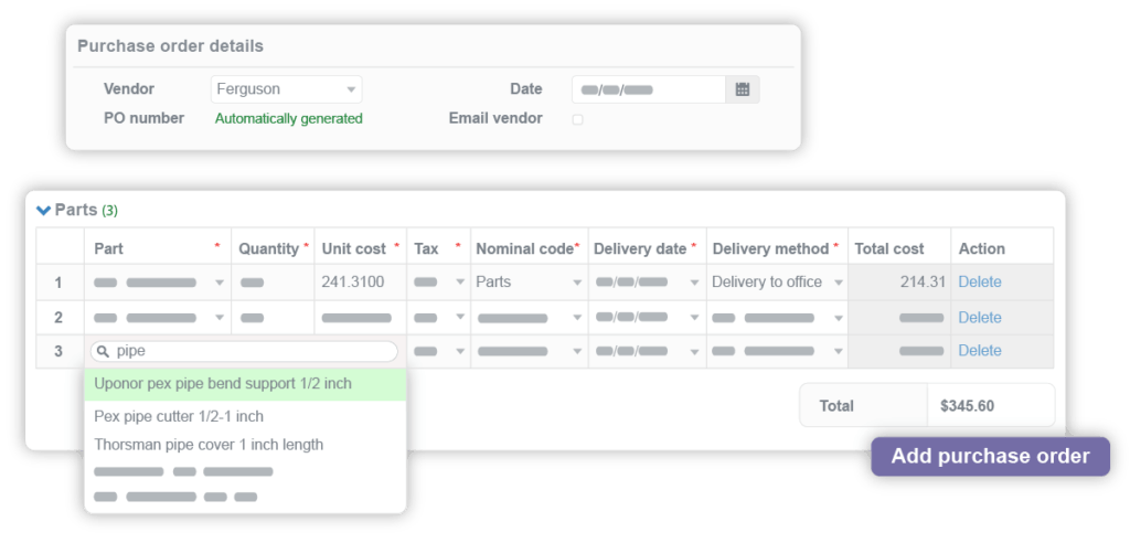 purchase order reports