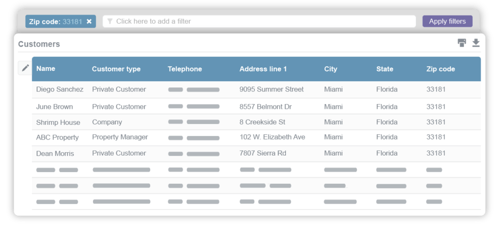 Customer Database Software and Job Management Platform