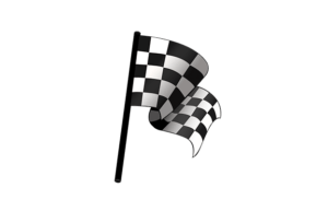 Finish line flag