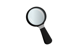 What? - magnifying glass