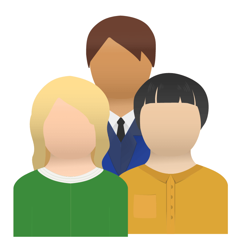 people and customers