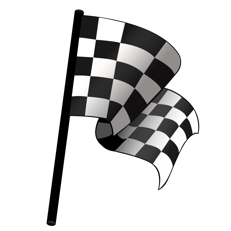 Finish line flag