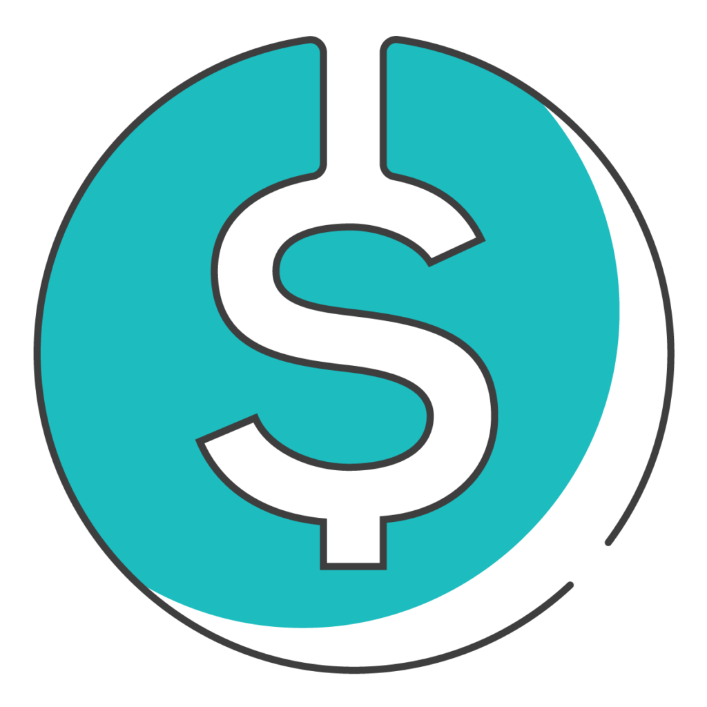 dollar sign icon