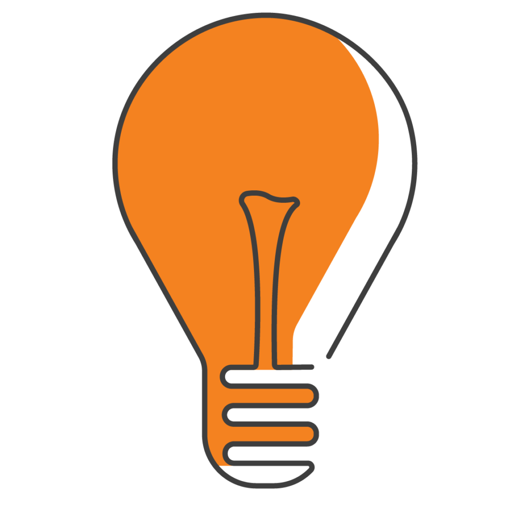 lightbulb icon to show ideas for reducing business cost