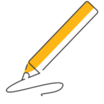 pencil writing icon