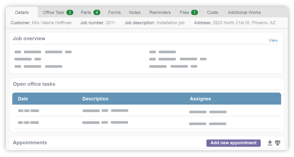 work order dispatch software with job reports