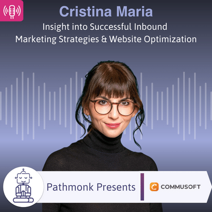 Cristina Maria Content Manager at Commusoft talking about the hvac sales process headshot