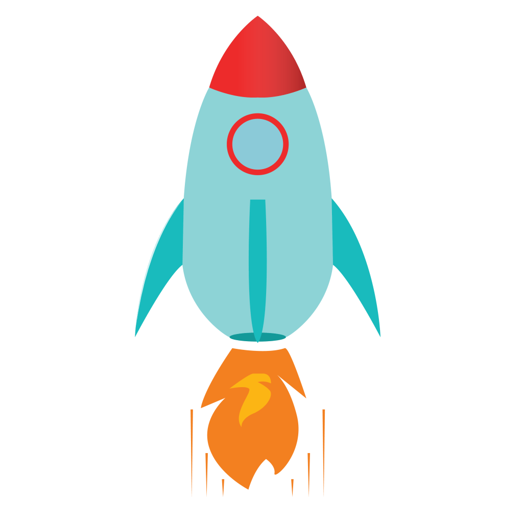 rocket icon for plumbing careers taking off after learning how to become a plumber