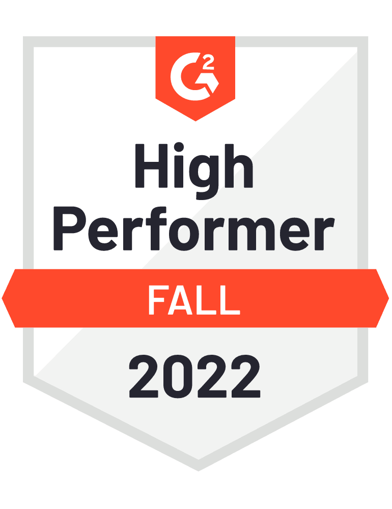 G2 Fall High Performer 2022