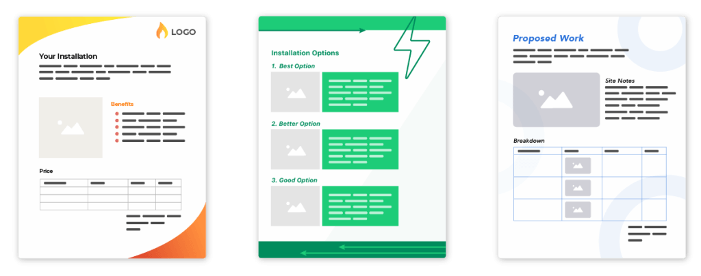 Example of proposal template