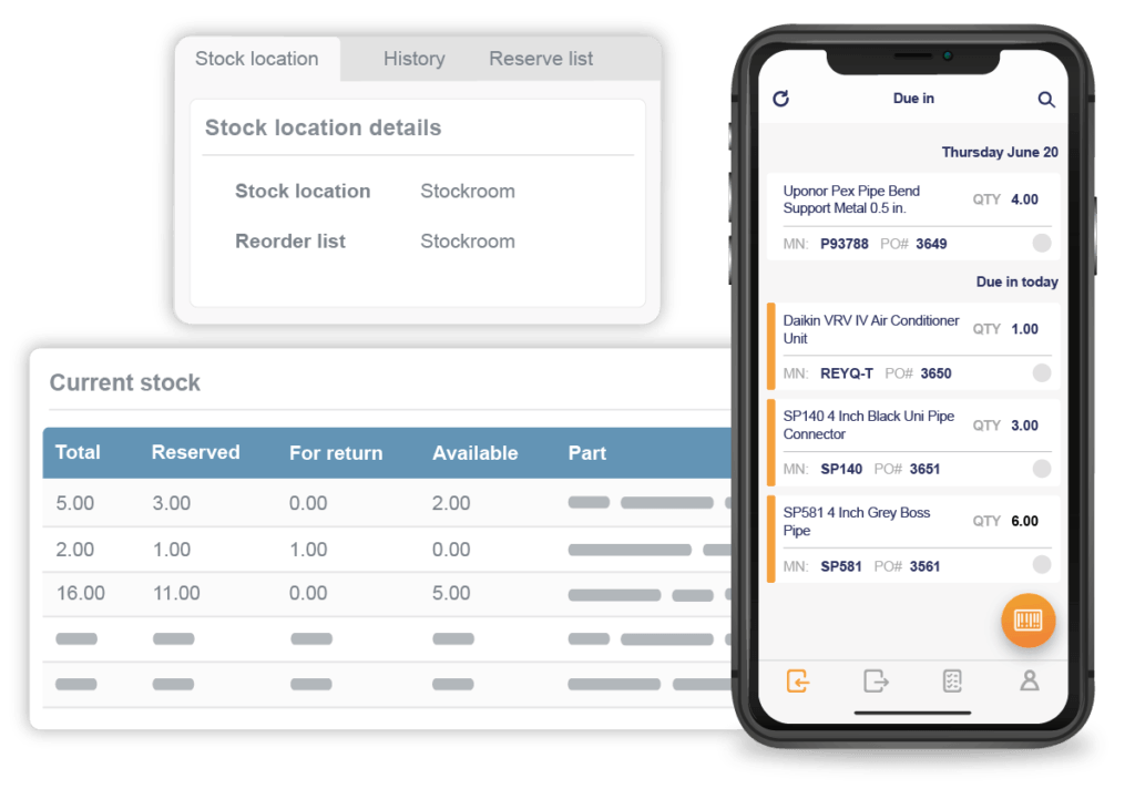 hvac business inventory management