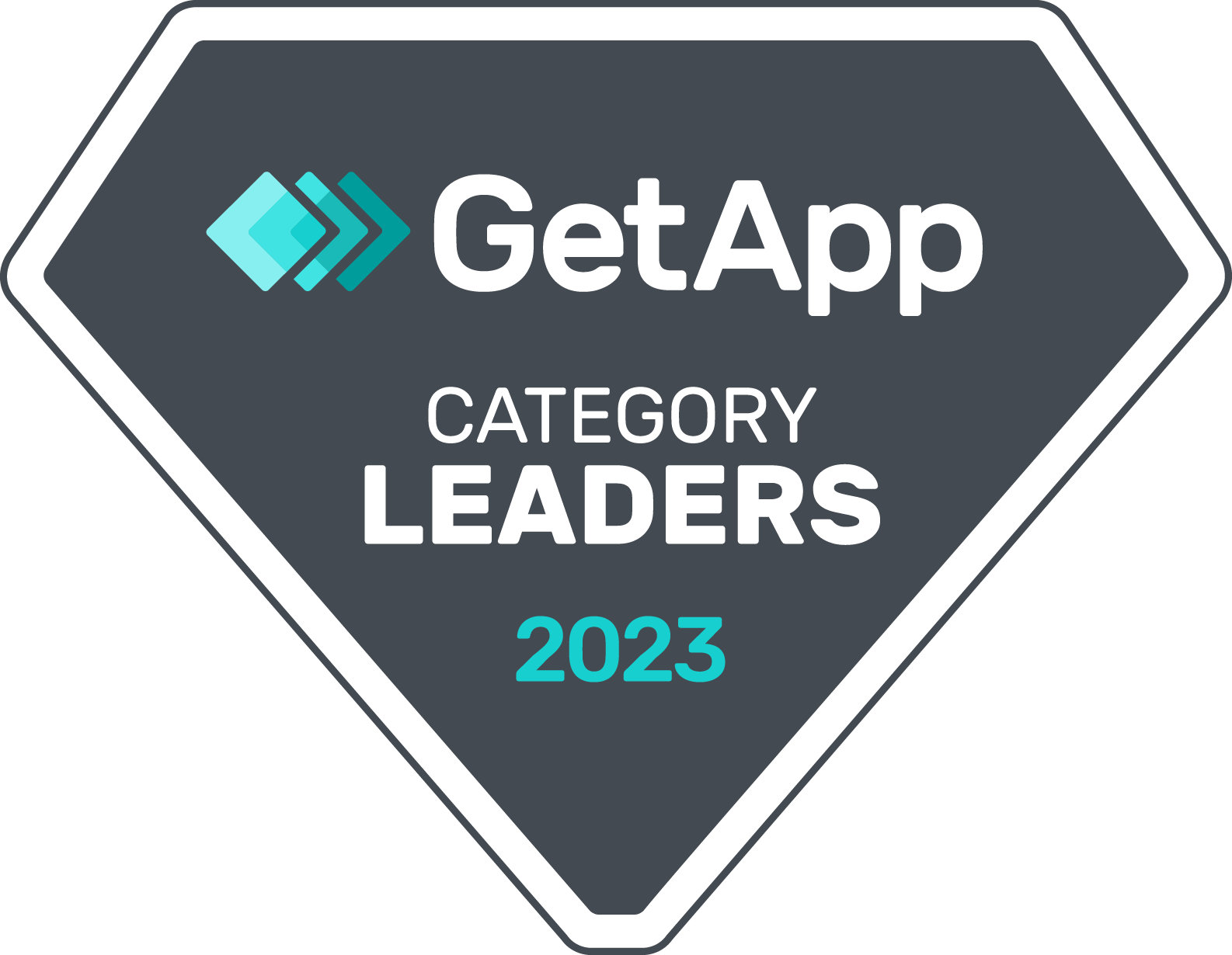 Get App Category Leaders award badge 2023