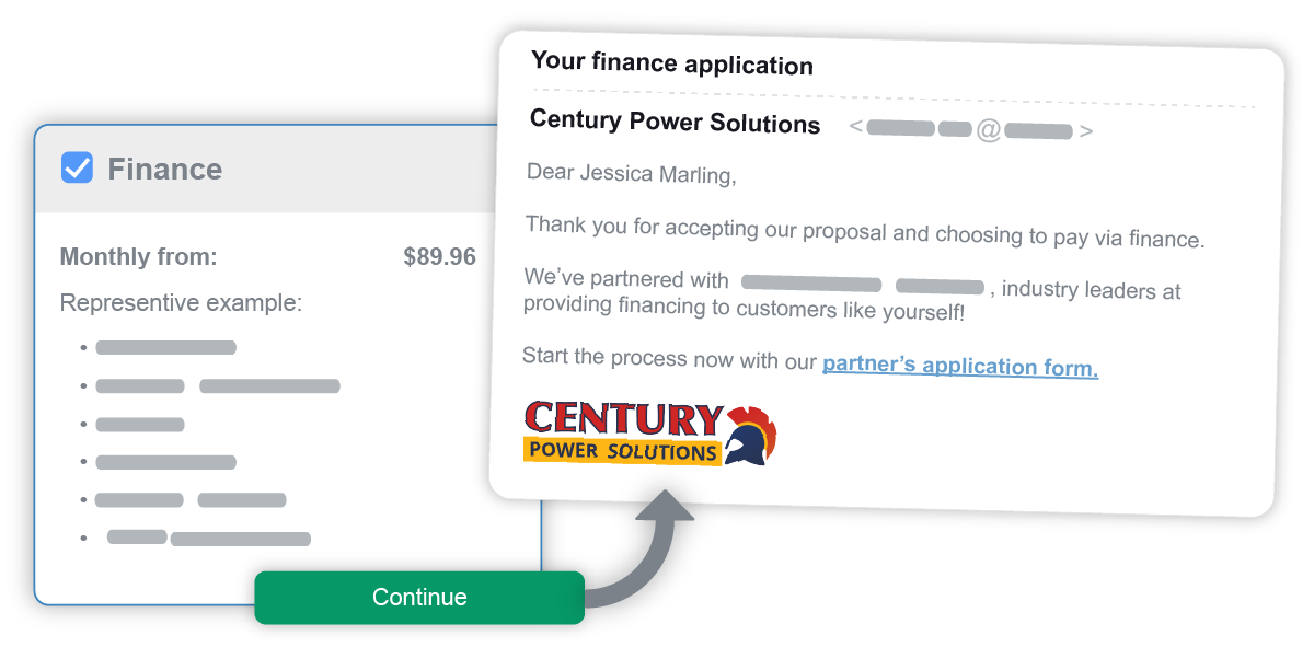 Speed up financing applications with an automated workflow