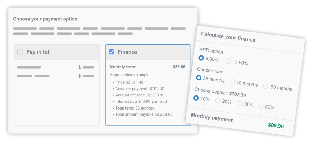 Commusoft contractor customer financing