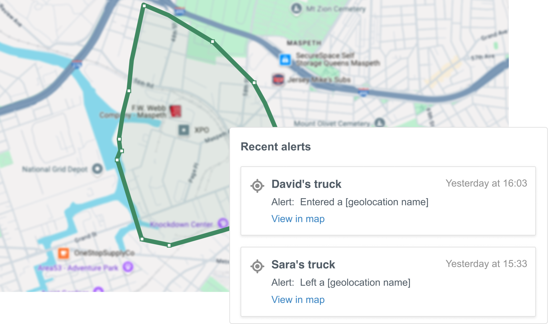 GPS geofencing